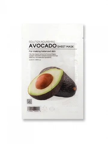 Питательная тканевая маска для лица с эк