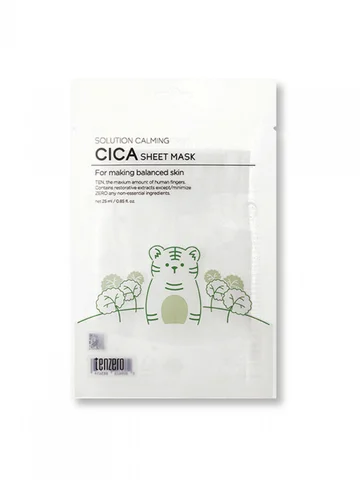 Успокаивающая тканевая маска для лица с 