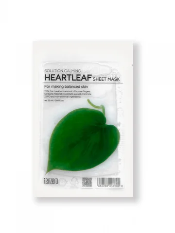 Успокаивающая тканевая маска для лица с 