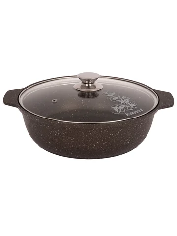 Кастрюля-жаровня литая 3,0л стеклянная к