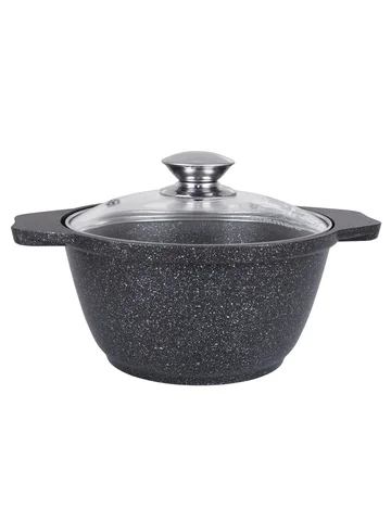 Кастрюля литая 1,0л стеклянная крышка Те