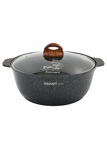 Кастрюля-жаровня литая 5,0л стеклянная к