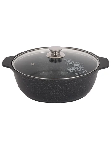 Кастрюля-жаровня литая 4,0л стеклянная к