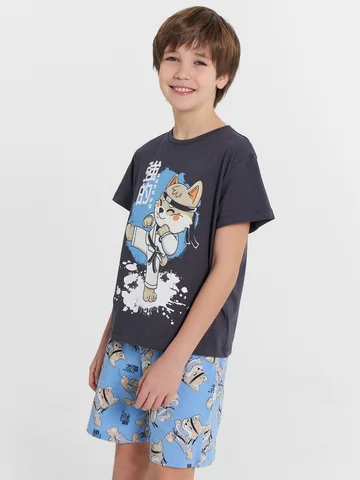 Пижама для мальчиков с принтом