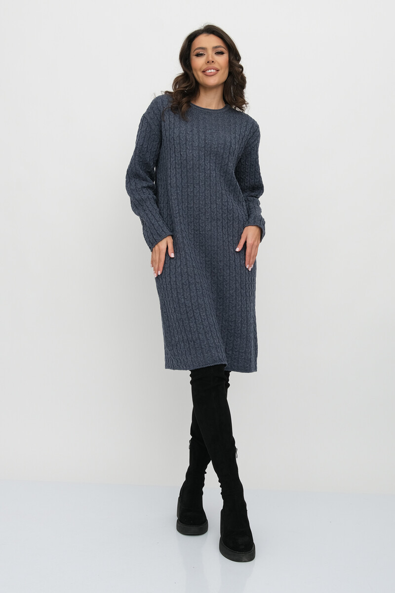 

Платье, Синий;джинс