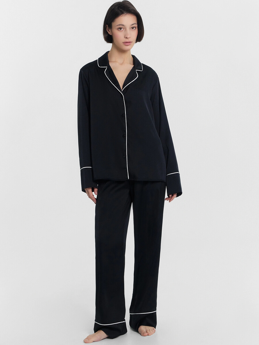 

Пижама женская черная, Черный