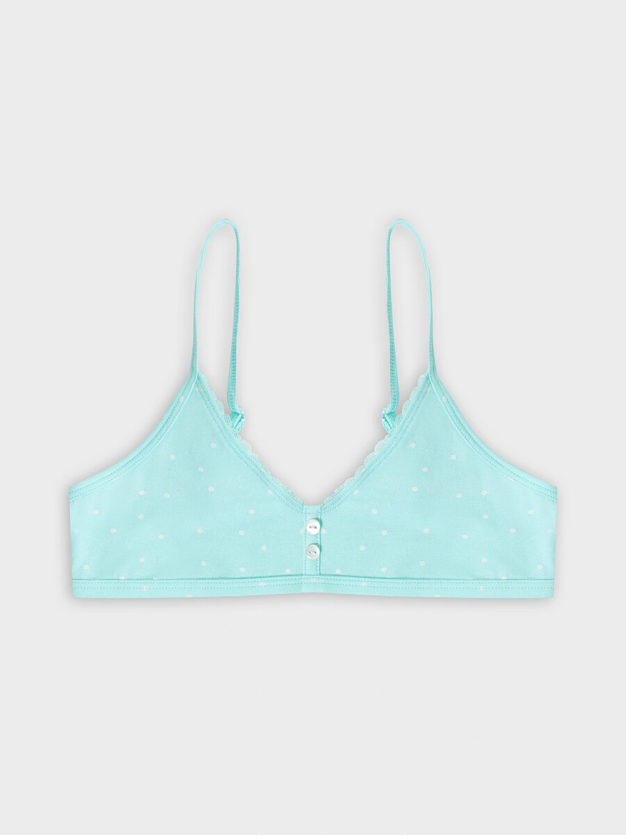 

Топ для девочек бирюзовый в горошек, Бирюзовый;горох на бирюзе