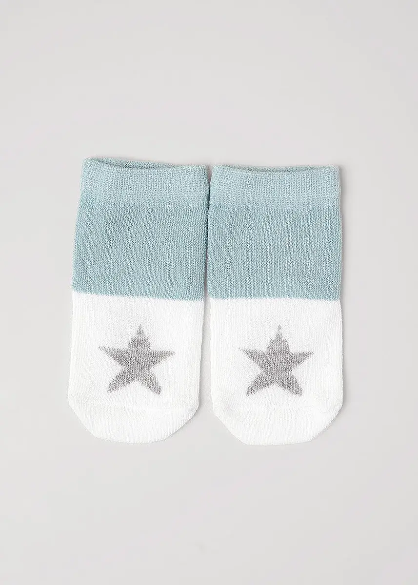 

Носки, Разноцветный;белый/св.серый