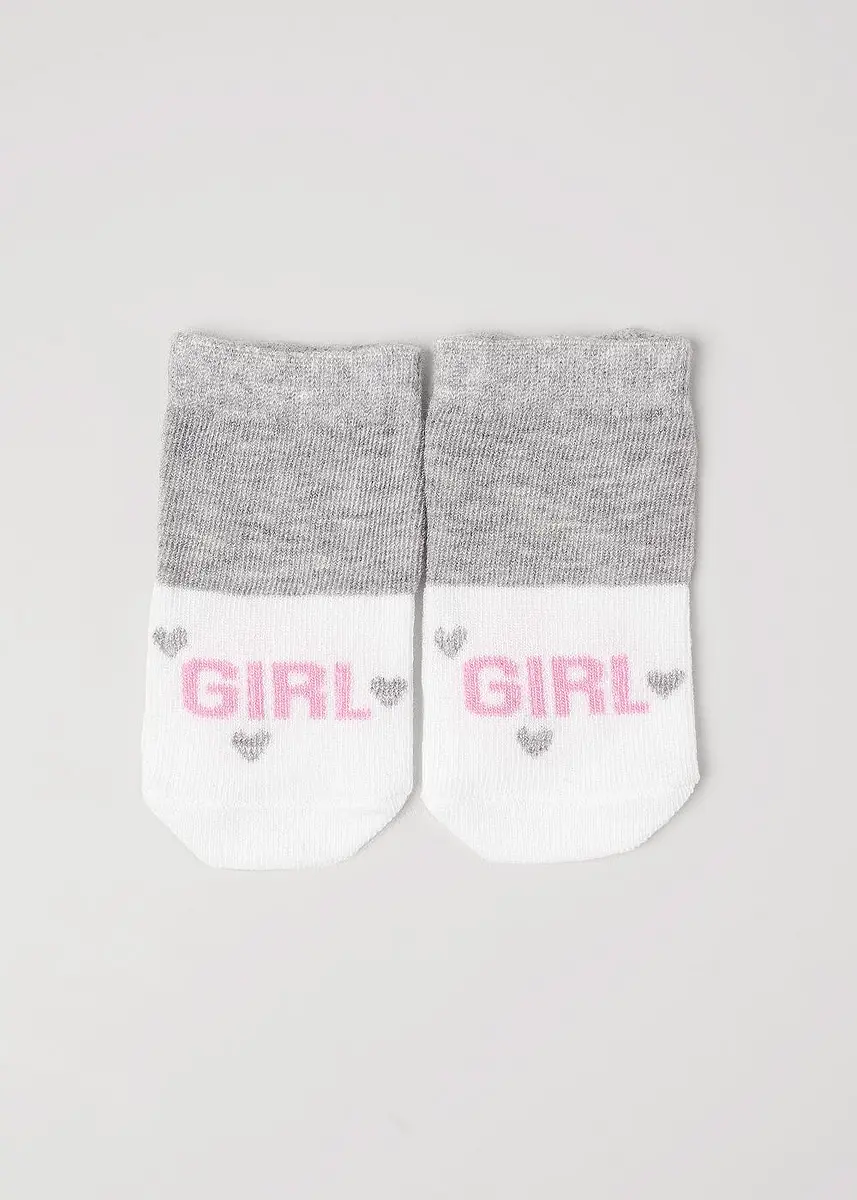 

Носки, Разноцветный;белый/розовый