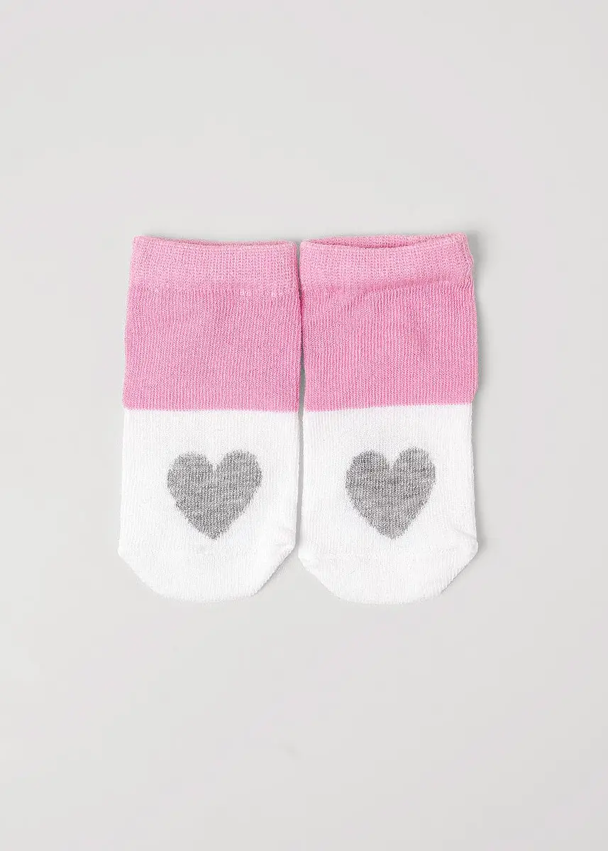 

Носки, Разноцветный;белый/розовый