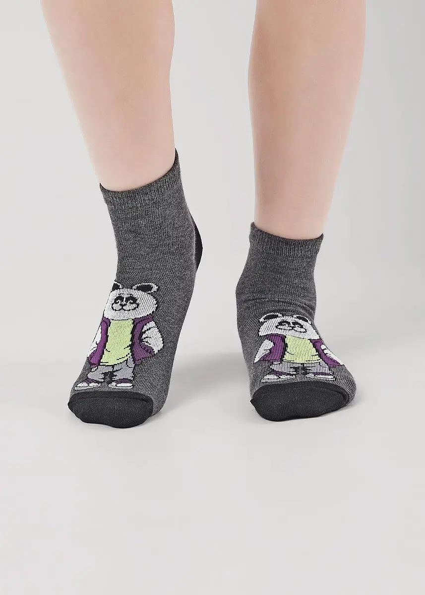 

Носки, Серый;меланж т.серый