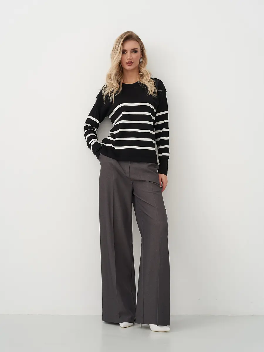 

Джемпер, Черный;черный/белый