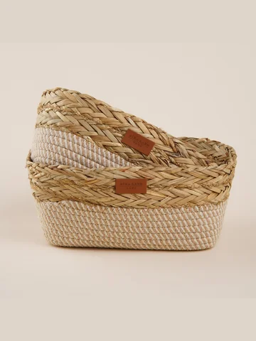 Корзины для хранения sl home, плетеные, 