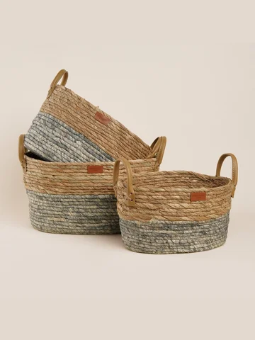 Корзины для хранения sl home, плетеные, 