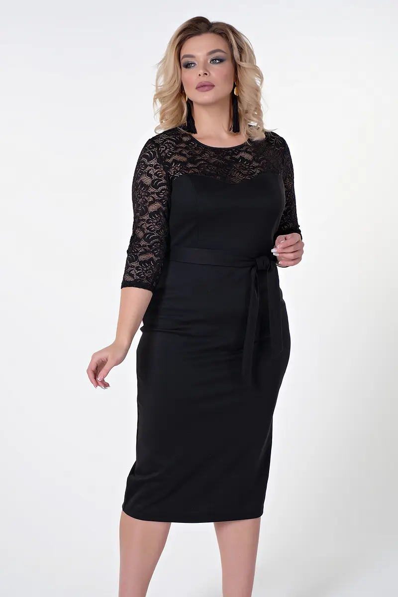 

Платье пояс, Черный