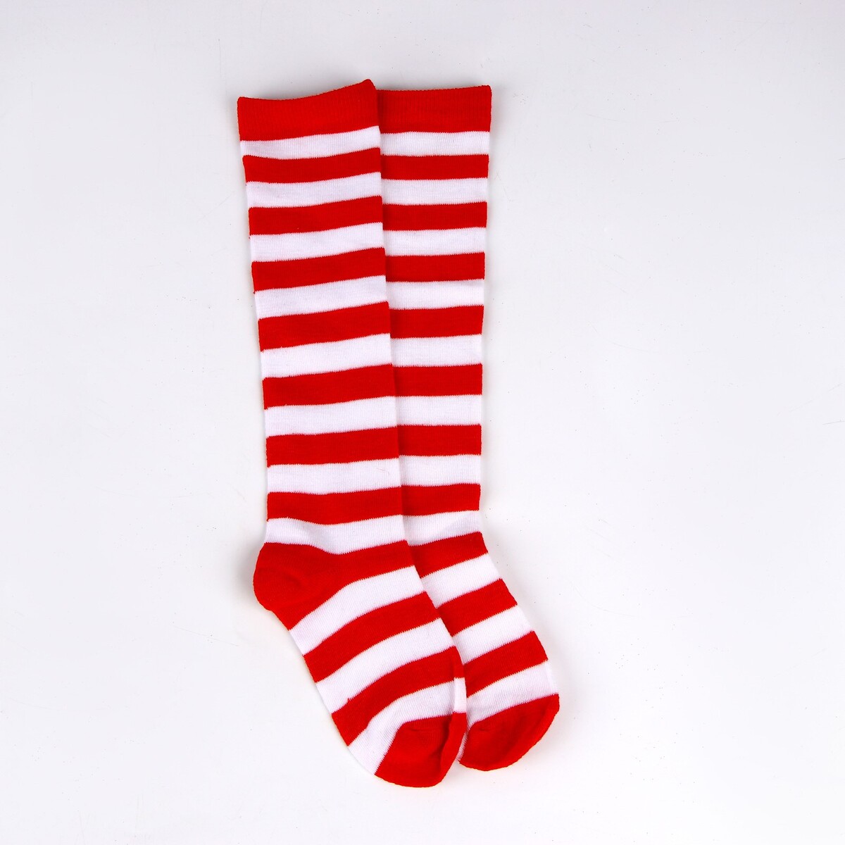 

Карнавальные гетры, в полоску, красно-белые, Красный;белый