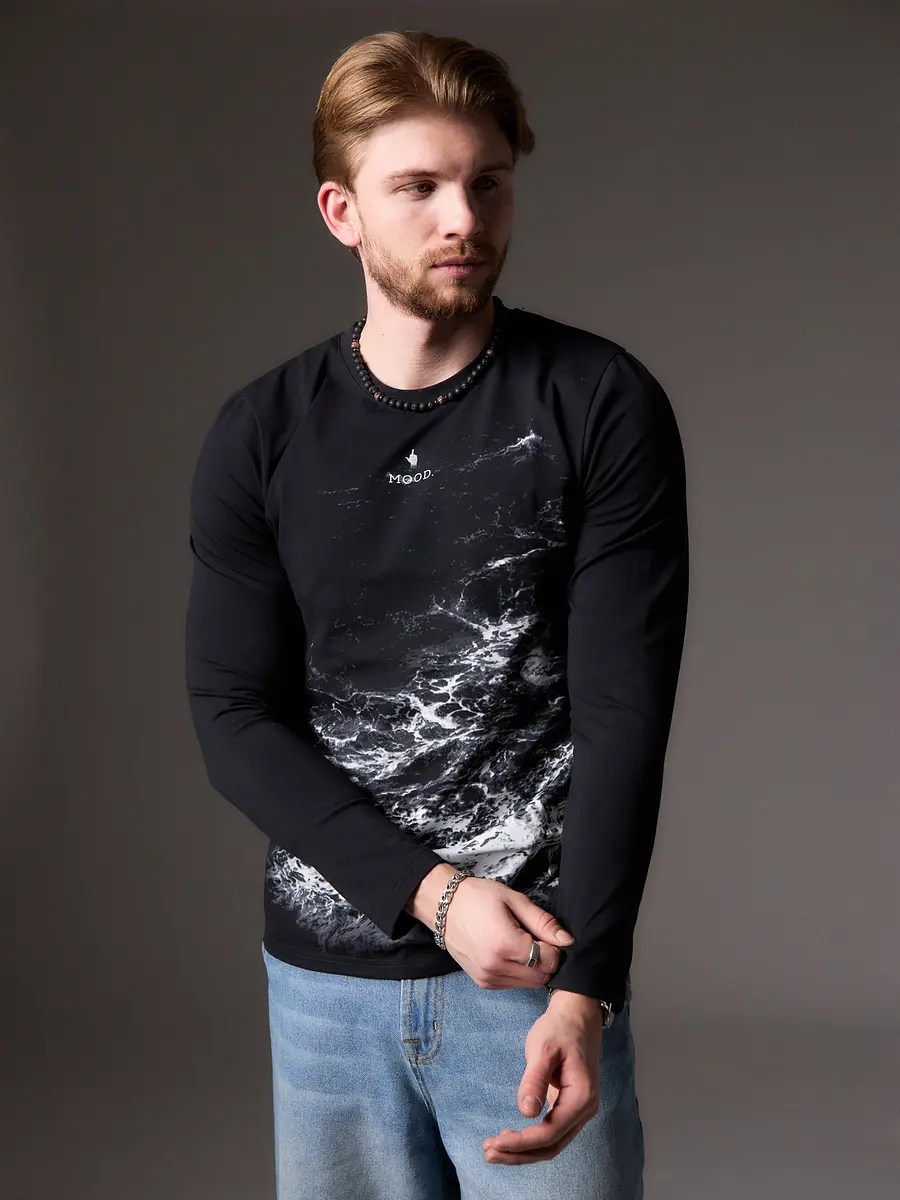 

Лонгслив, Черный