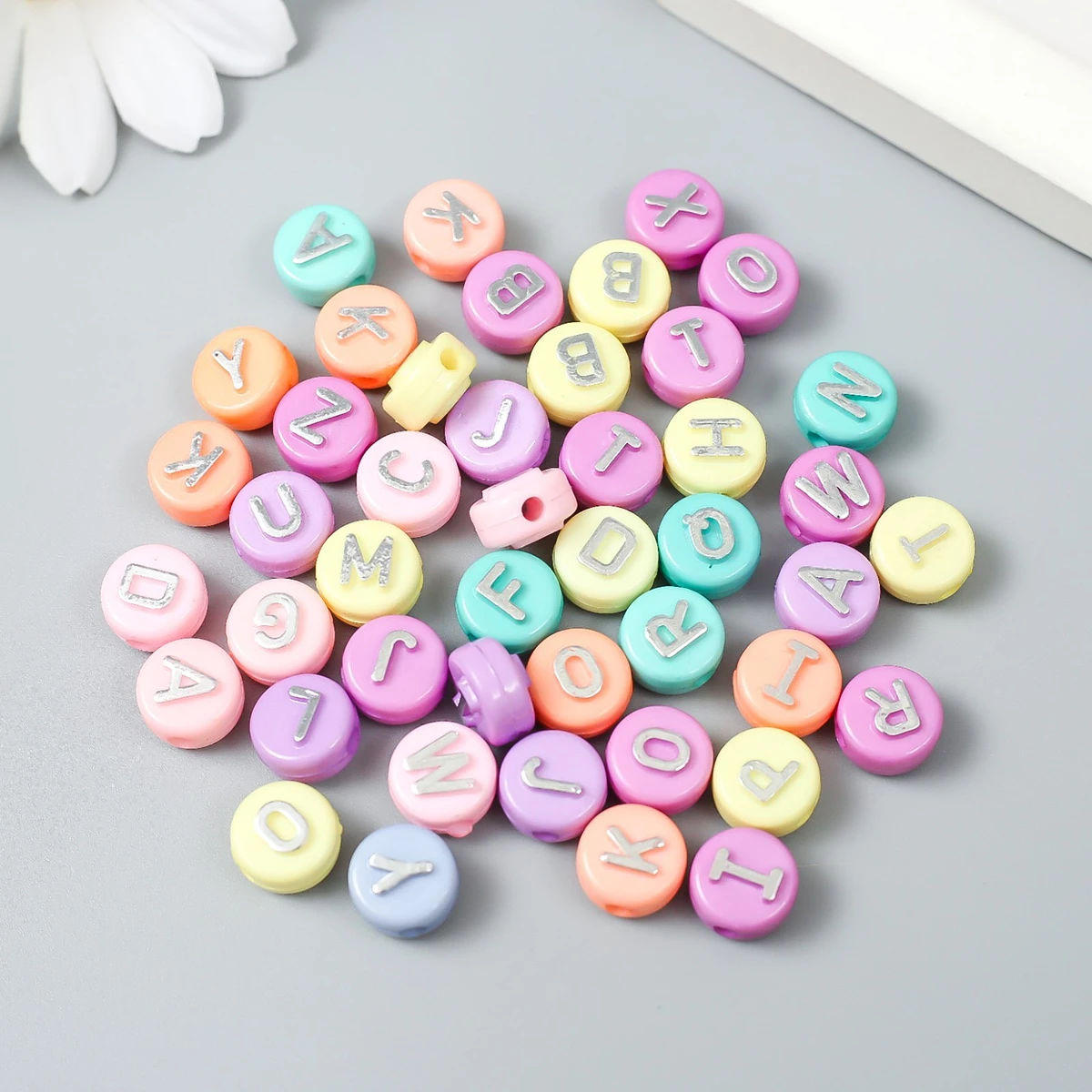 

Бусины для творчества пластик, Микс