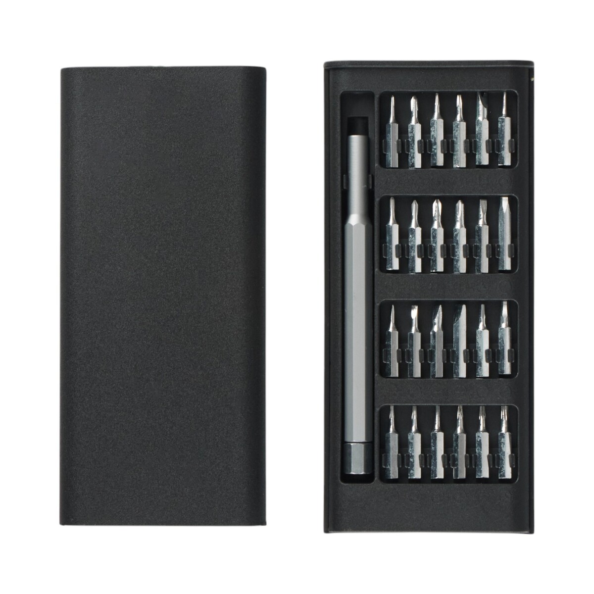 

Набор отверток для точных работ, 24 насадки, 6.5×14.5×2 см