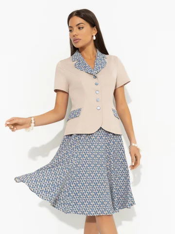 Костюм с юбкой CHARUTTI