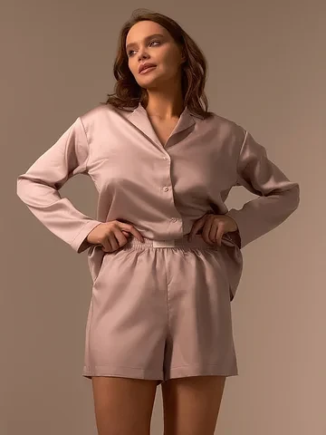 Пижама рубашка шорты