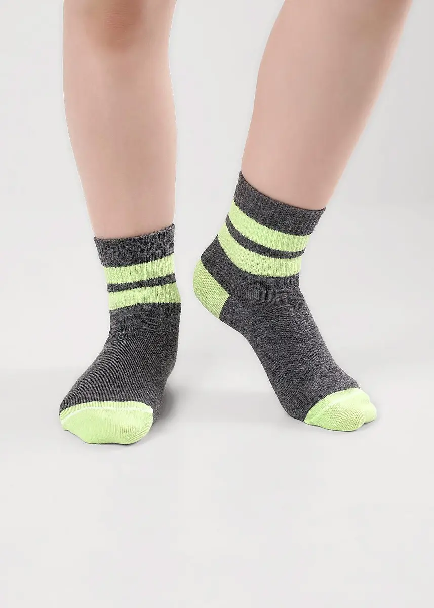 

Носки, Серый;меланж т.серый