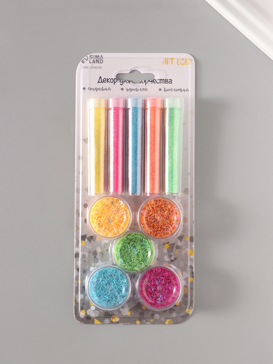 

Набор блесток, Разноцветный