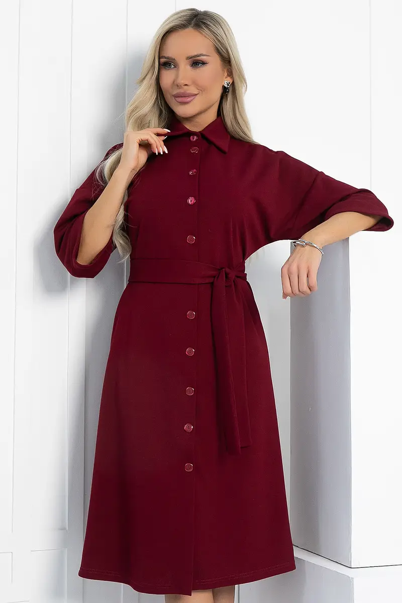 

Платье, Бордовый