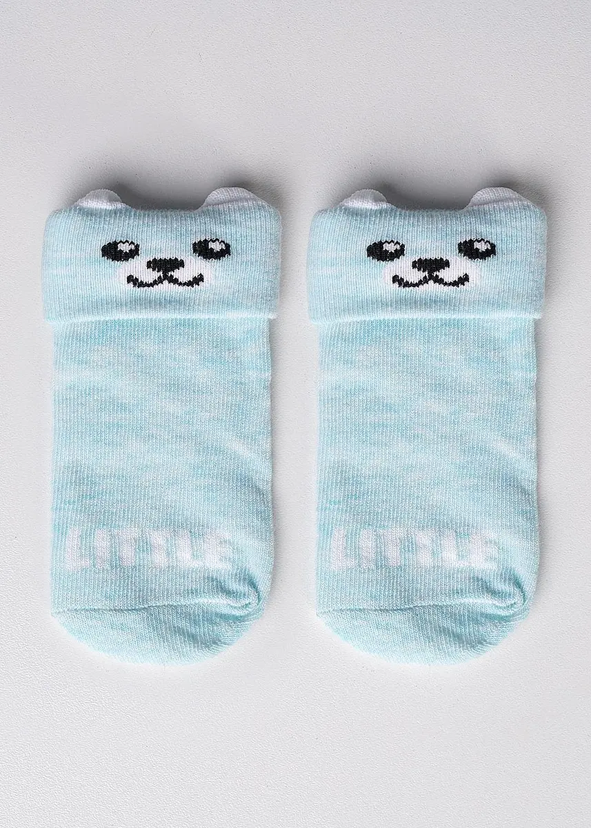 

Носки, Бирюзовый;меланж бирюзовый