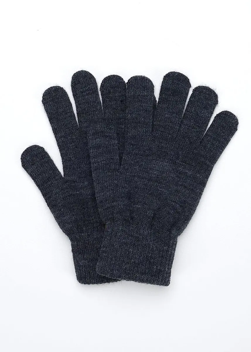 

Перчатки варежки, Серый;меланж серый