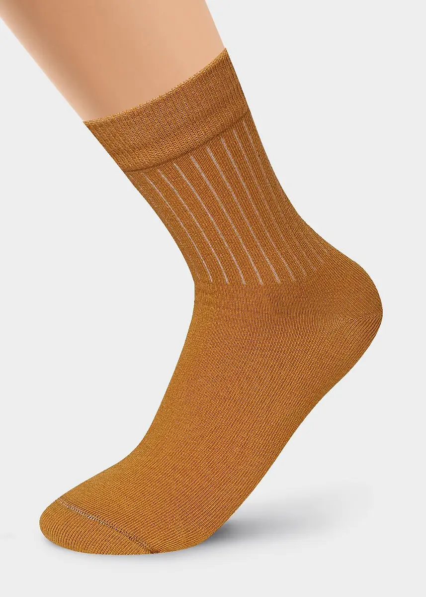 

Носки, Коричневый;горчичный