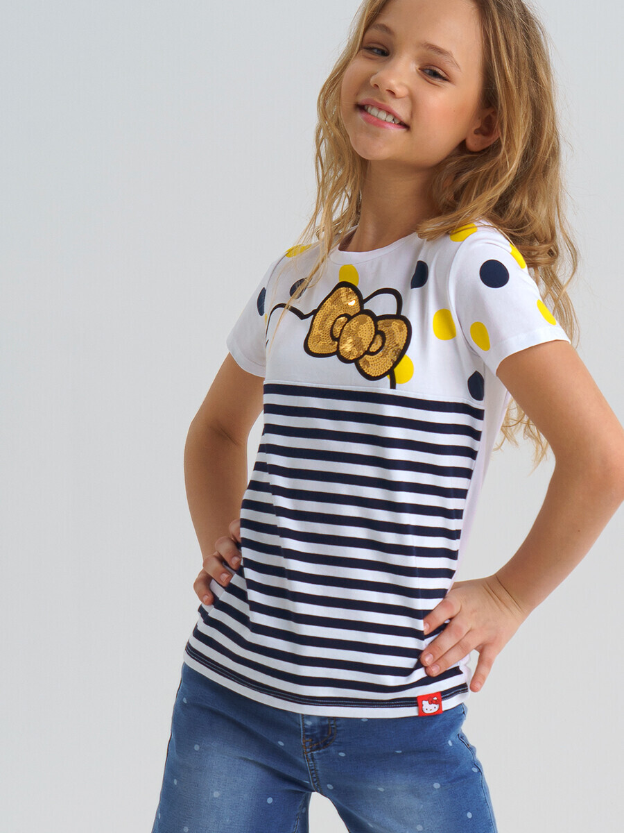 

Футболка, Белый;разноцветный