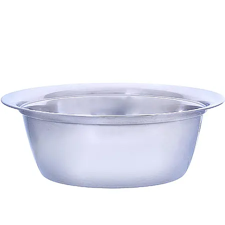 

Миска 34 см из, Серебристый