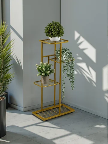 Подставка для цветов greengo, 4 полки, 4