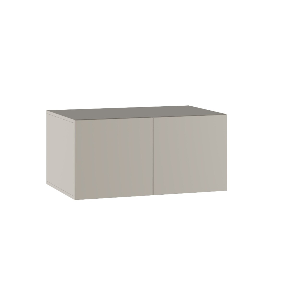 

Шкаф – антресоль для двухстворчатого шкафа, Бежевый