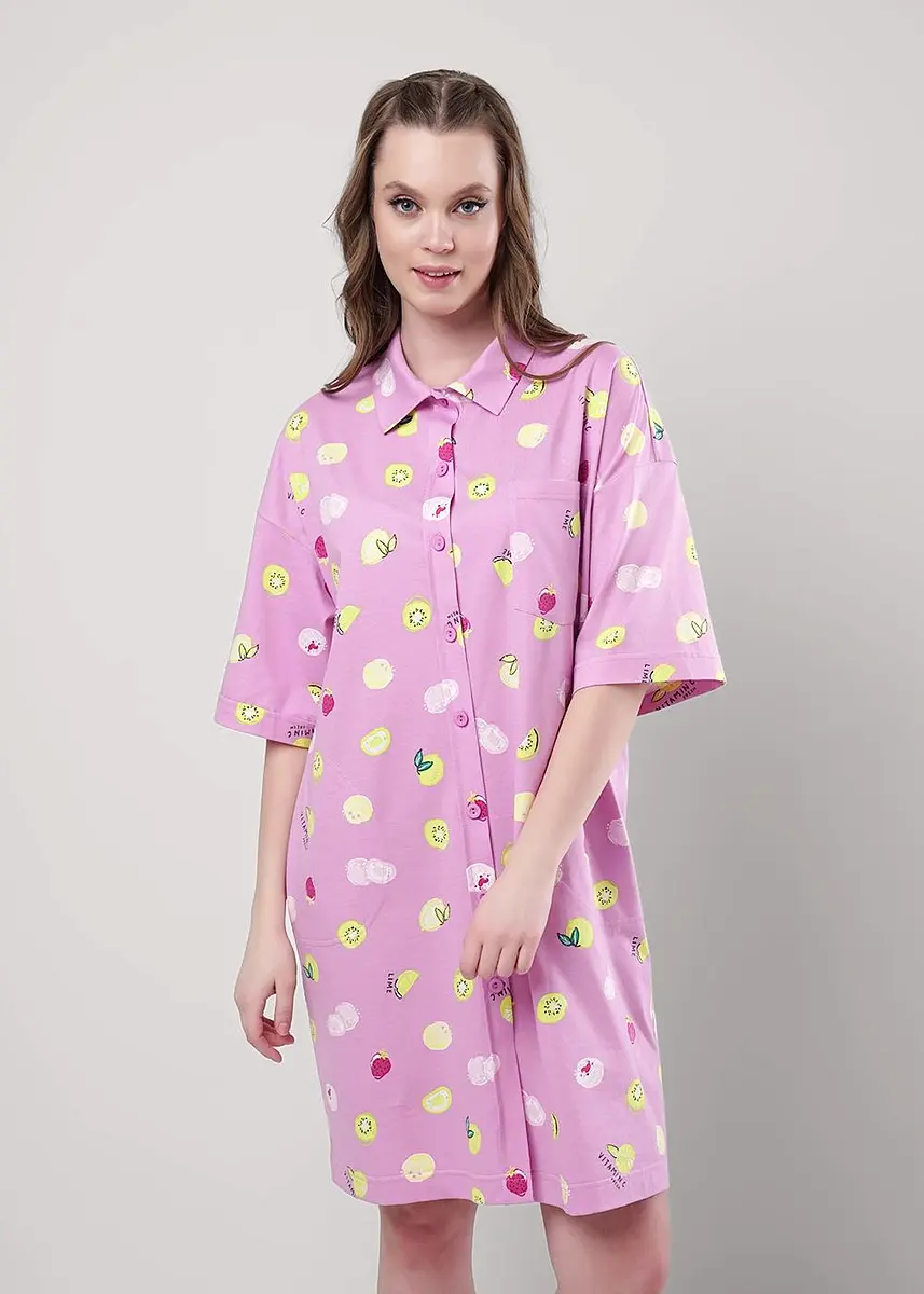 

Халат, Розовый;т.розовый/св.зеленый