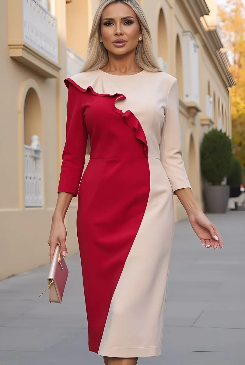 

Платье, Красный