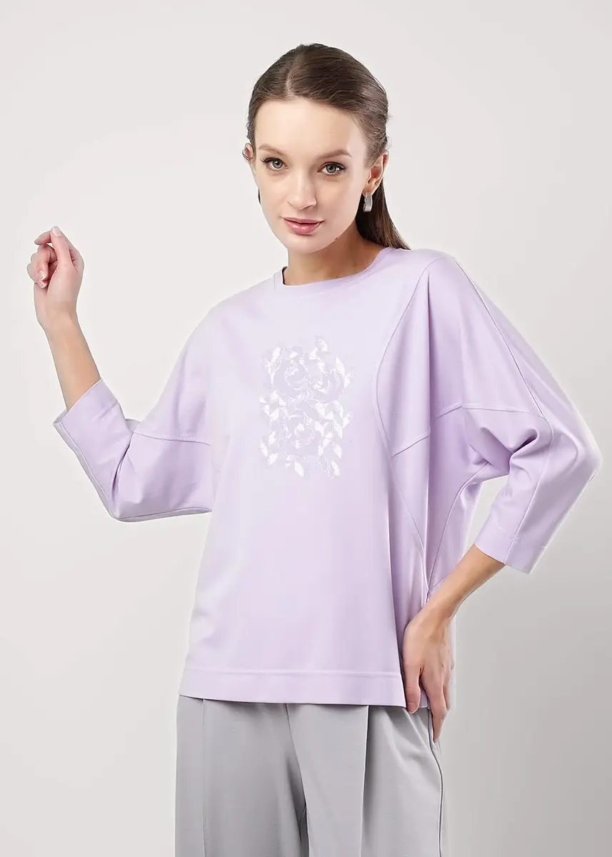 

Джемпер, Фиолетовый;св.фиолетовый