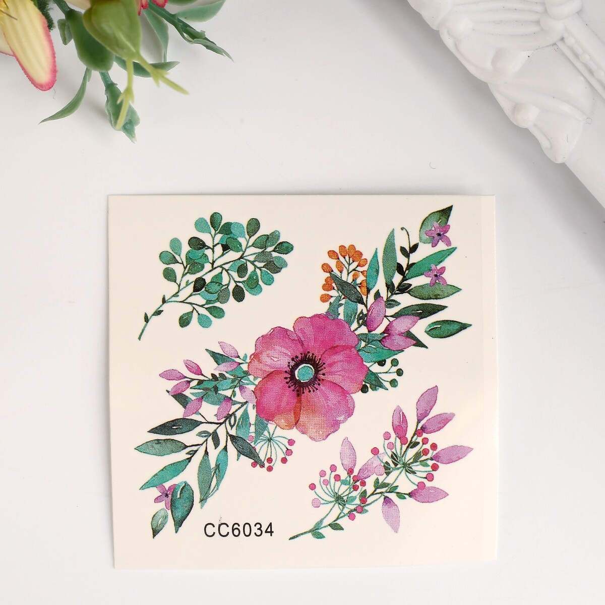 

Переводные тату на тело цветные