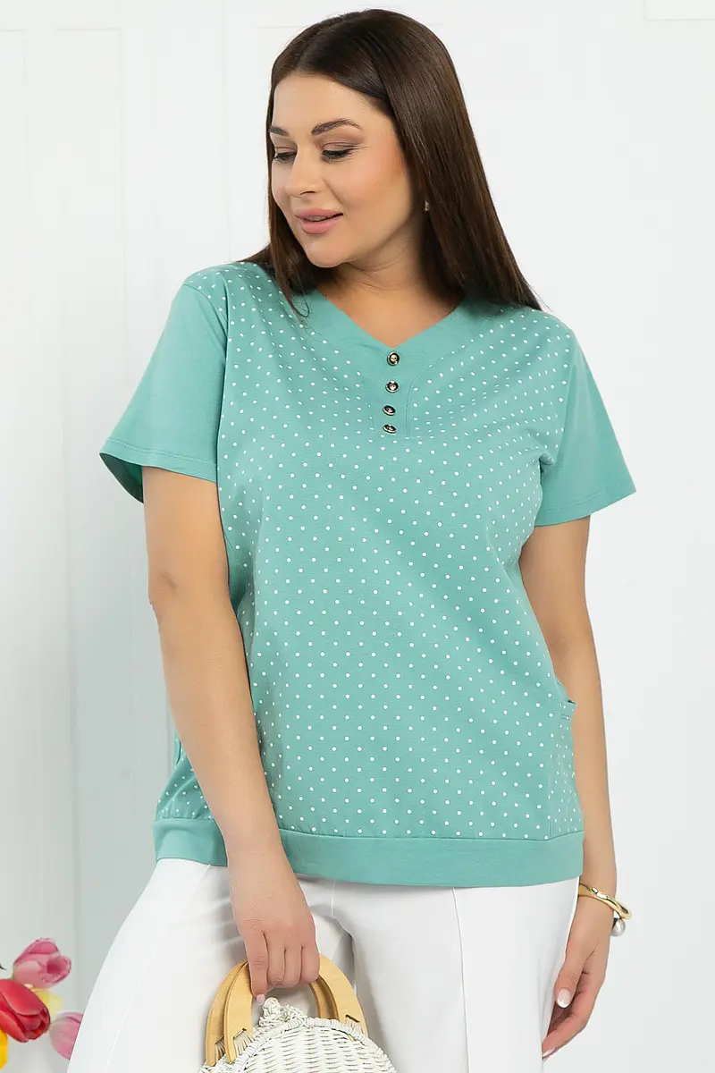 

Блуза, Бирюзовый