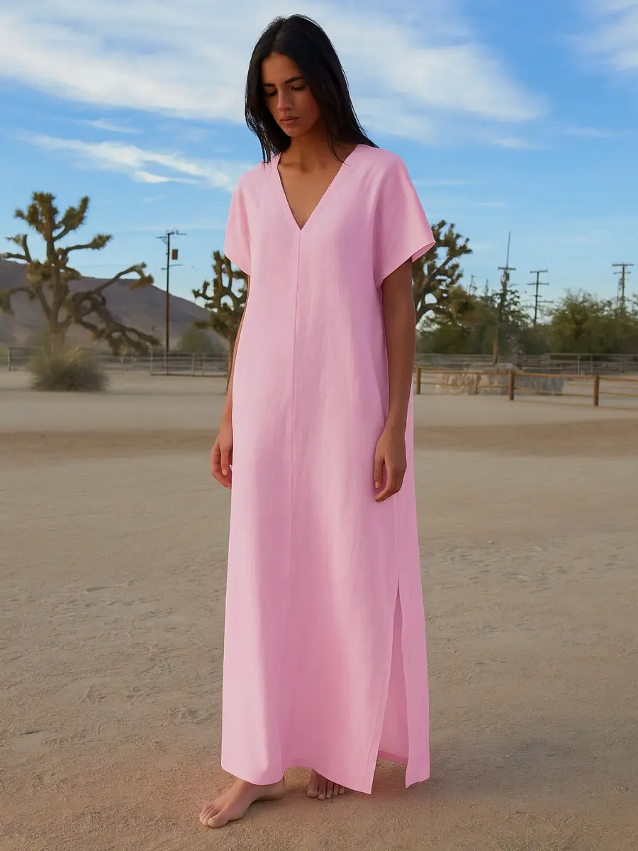 

Платье женское домашнее, Розовый;орхидея