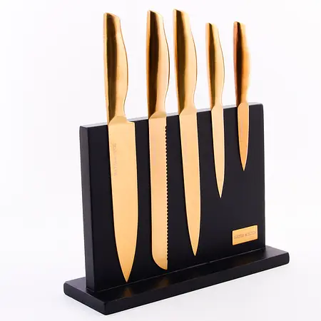 

Набор кухонных ножей 5, Золотистый