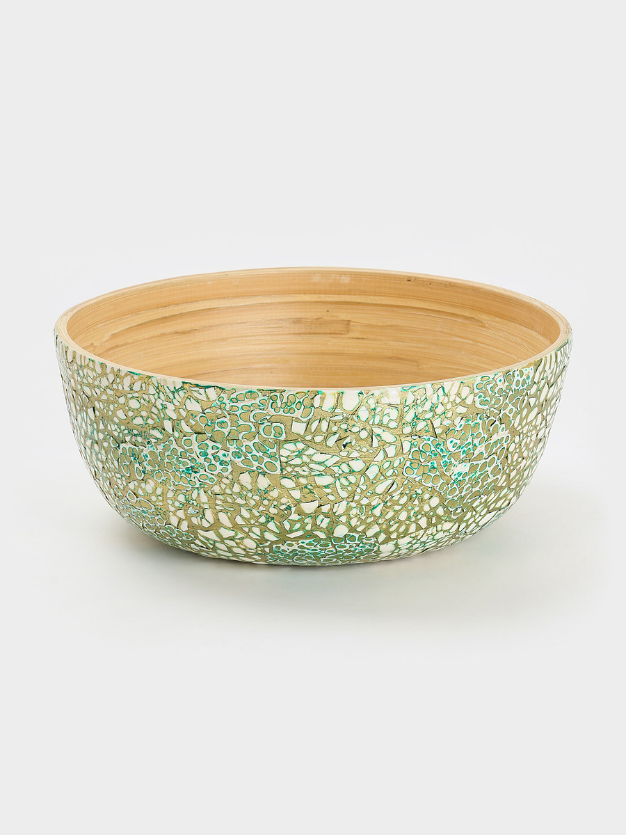 

Салатник, 30×30×13 см, бамбук, Бежевый