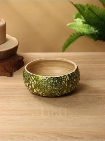 Ваза, 15×15×6 см, бамбук