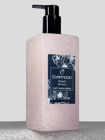Блестящее жидкое мыло evermoon персик, с