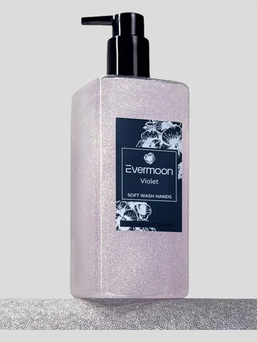 Блестящее жидкое мыло evermoon фиалка, с