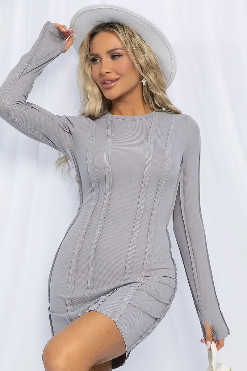 

Платье, Серый