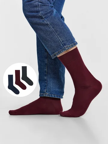 Носки мужские в наборе, 3 пары