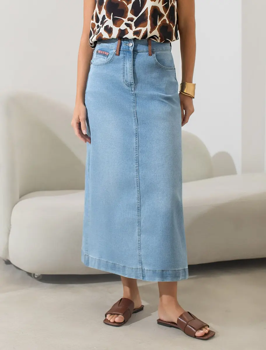 

Юбка, Синий