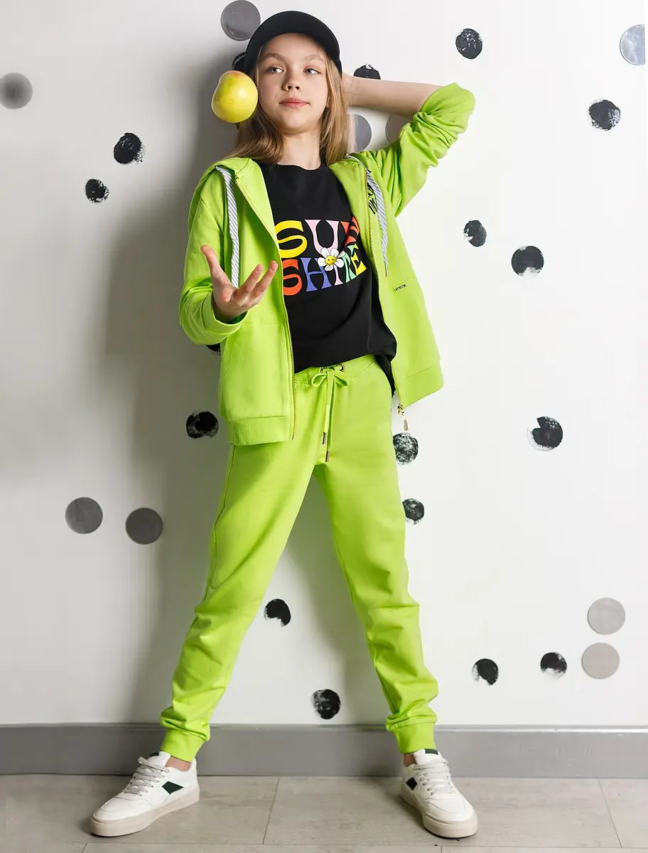 

Брюки, Зеленый;неон